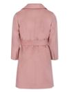 max & co - Pink belted waist wool coat - 1