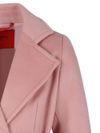 max & co - Pink belted waist wool coat - 2