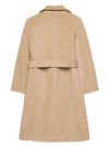 max & co - Cappotto beige in lana con cintura in vita - 1