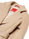 max & co - Beige belted waist wool coat - 2