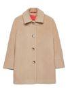 max & co - Cappotto beige con abbottonatura frontale