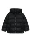 aspesi - High neck black quilted down jacket