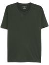 Green crew neck cotton t-shirt