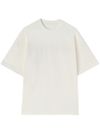 jil sander - T-shirt in cotone con stampa logo