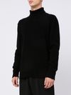 High-neck wool sweater