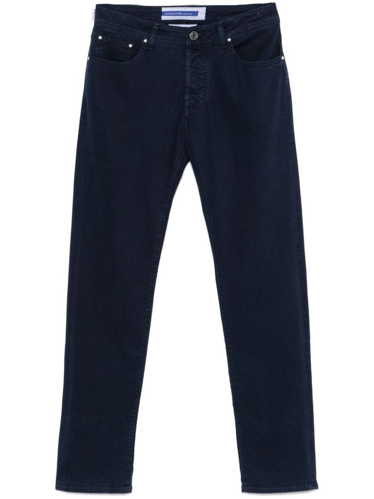 Jacob Cohen Bard Jeans In Blue Cotton In Blue
