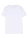 White crew neck cotton t-shirt