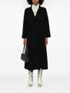 d exterior - Wool and silk long flared coat - 8