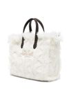 Vanity mini handbag in fur