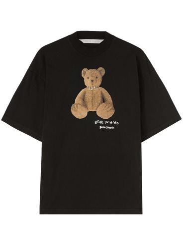 Cotton t-shirt with bear design