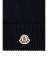 moncler - Ribbed wool beanie - 1