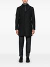 corneliani - Midi plaid wool coat - 4