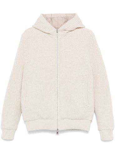 MONCLER - Reversible sweater in wool and cashmere