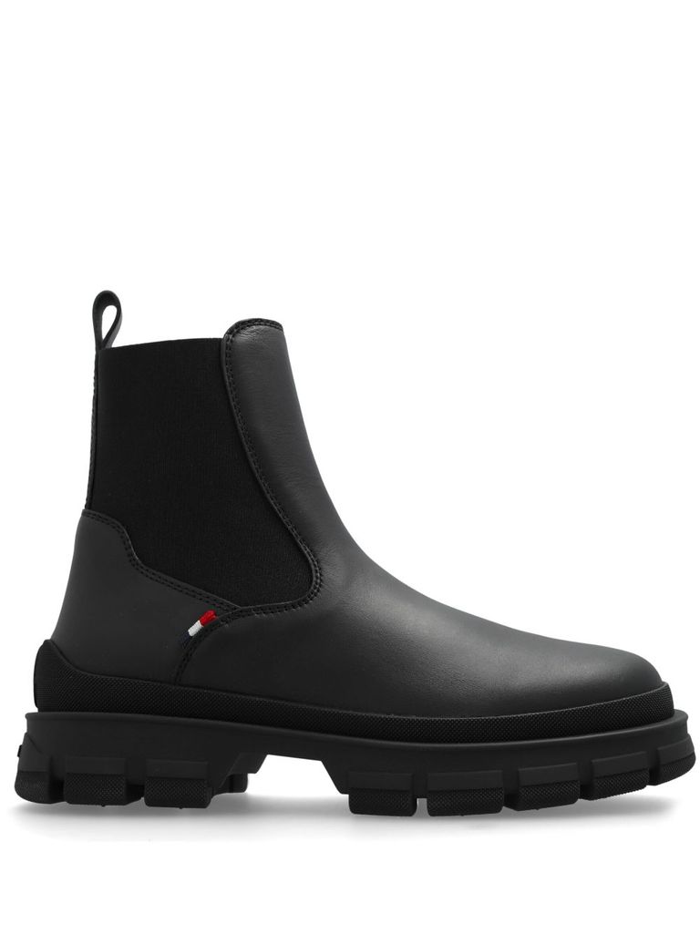 Moncler Heavea Chelsea Boots In Black