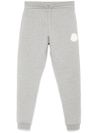 moncler - Pantaloni tuta in cotone con logo