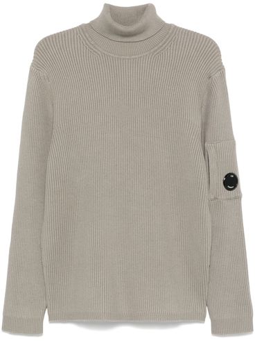 C.P. COMPANY - Ribbed cotton sweater