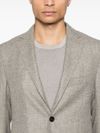 corneliani - Layered single-breasted wool blazer - 4