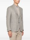 corneliani - Blazer a strati monopetto in lana - 5