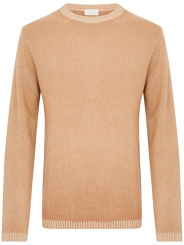 Maglia in cashmere girocollo