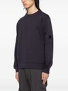 c.p. company - Crewneck cotton sweatshirt with lens - 4