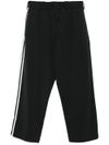 y3 - Sweatpants with side stripes