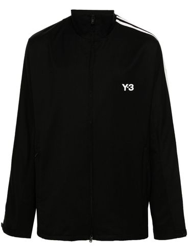 Y3 - Wool blend sweatshirt with stripes