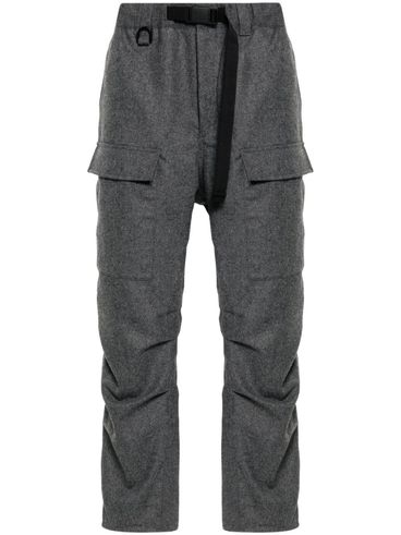 Y3 - Wool blend cargo pants with pockets