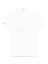 mc2 saint barth - T-shirt in cotone bianco con stampa frontale - 1