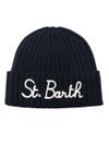 mc2 saint barth - Wengen ribbed wool beanie with embroidered logo