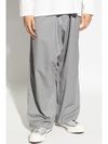 y3 - Sports pants with belt and stripes. - 2