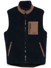 mc2 saint barth - Gilet Wanaka in shearling con tasca