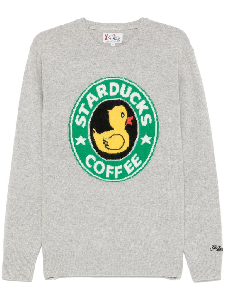 MC2 SAINT BARTH STARDUCKS CREW NECK WOOL SWEATER 