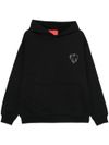 vision of super - Cotton sweatshirt with logo embroidery