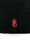 vision of super - Ribbed wool beanie with embroidery - 1