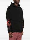 vision of super - Cotton sweatshirt with flame print - 2