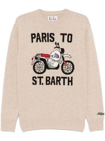 MC2 SAINT BARTH - Wool sweater with motorcycle design