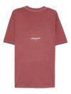 vision of super - T-shirt in cotone con ricamo logo - 1