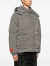 Short puffer jacket with pockets