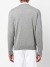 polo ralph lauren - Grey wool sweater with logo embroidery - 1