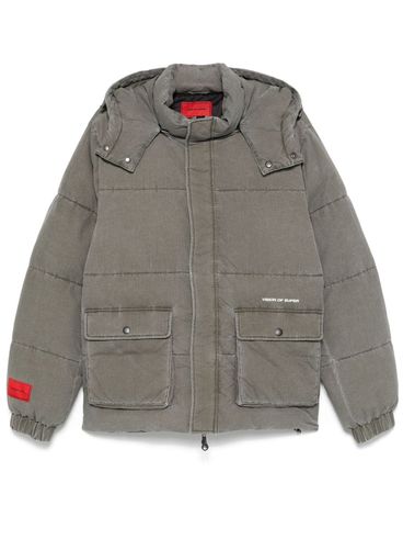 VISION OF SUPER - Short puffer jacket with pockets