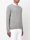 polo ralph lauren - Grey wool sweater with logo embroidery - 3