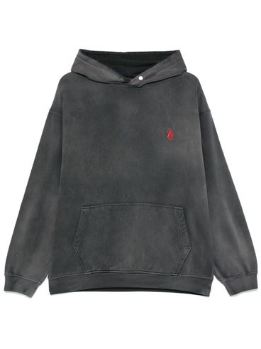 VISION OF SUPER - Cotton hoodie with embroidered logo