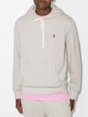 polo ralph lauren - Cotton hoodie with logo embroidery - 1