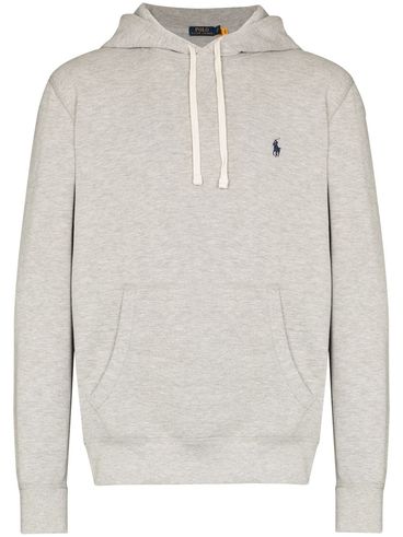 POLO RALPH LAUREN - Cotton hoodie with logo embroidery