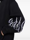 vision of super - Cotton sweatshirt with flame embroidery - 2