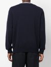 polo ralph lauren - Blue wool sweater with logo embroidery - 1