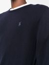 polo ralph lauren - Blue wool sweater with logo embroidery - 2