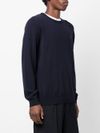 polo ralph lauren - Blue wool sweater with logo embroidery - 3