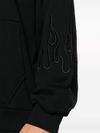 vision of super - Cotton sweatshirt with flame embroidery - 2