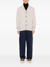 ps paul smith - Cardigan in lana a coste con bottoni - 4